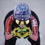 canadian alpine skier brodie seger wearing his helmet4hope