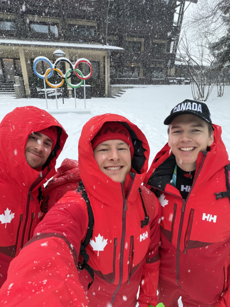First snowy day in Bormio.