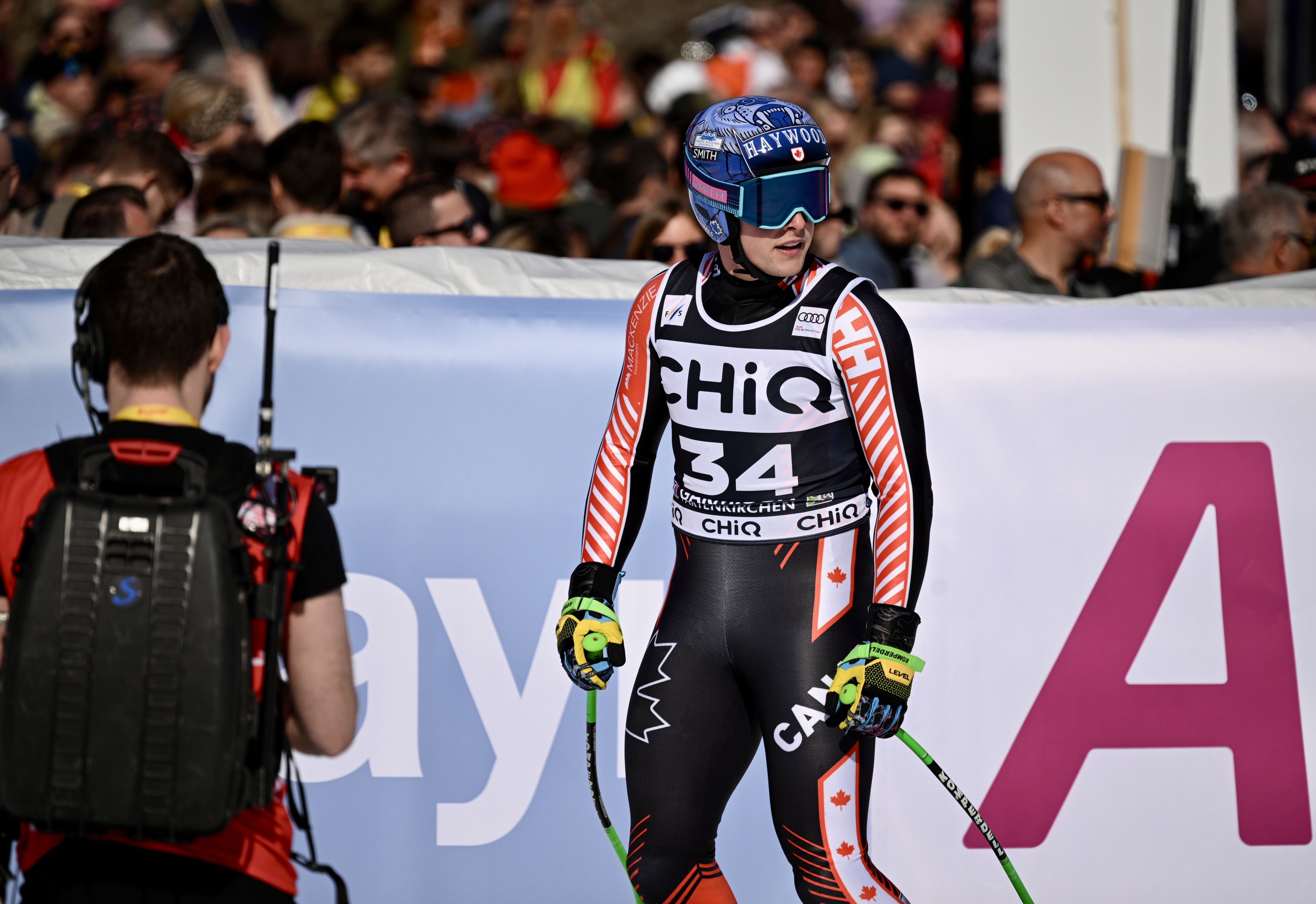 Not happy with the scoreboard in Garmisch.