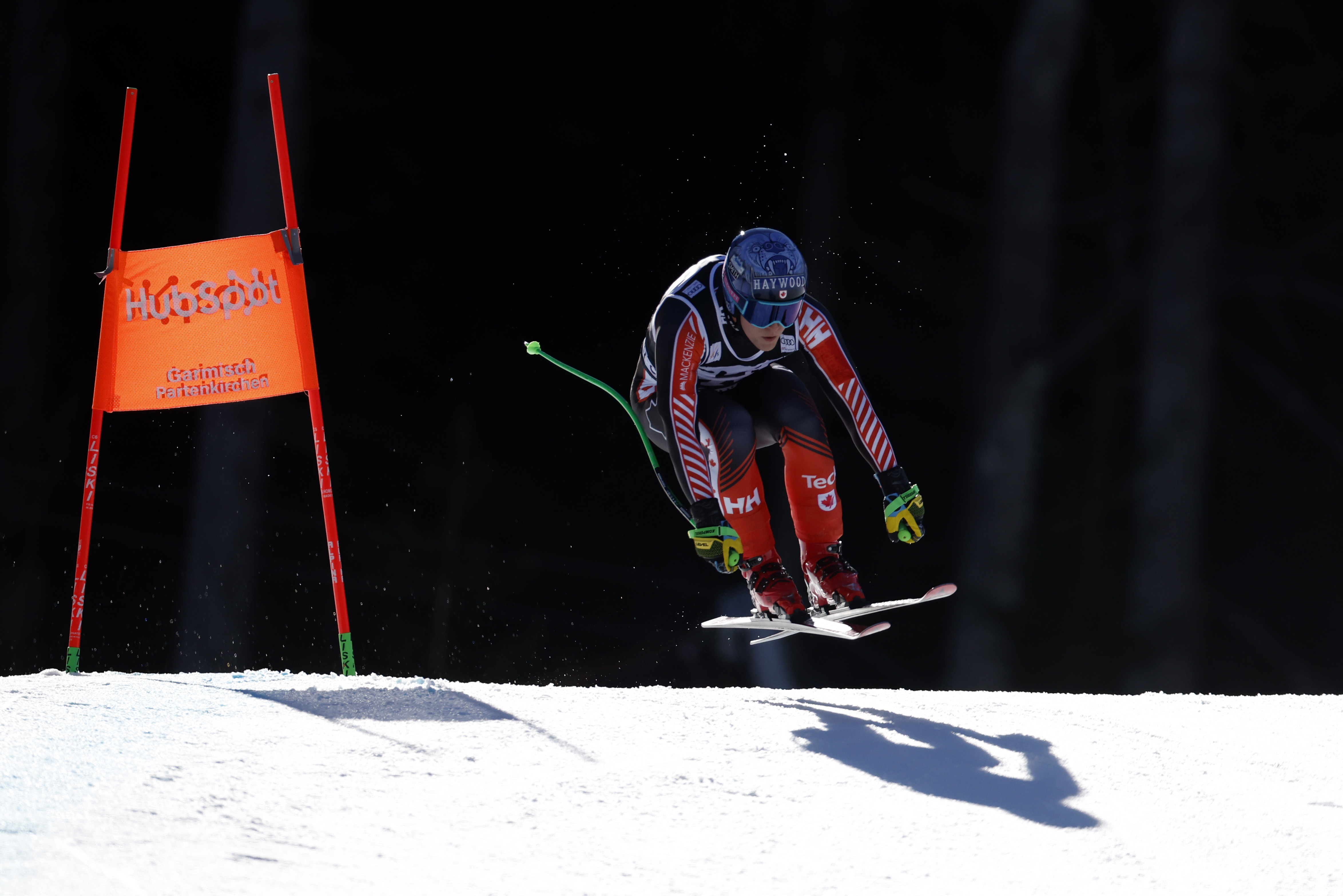 Taking a little air in Garmisch.